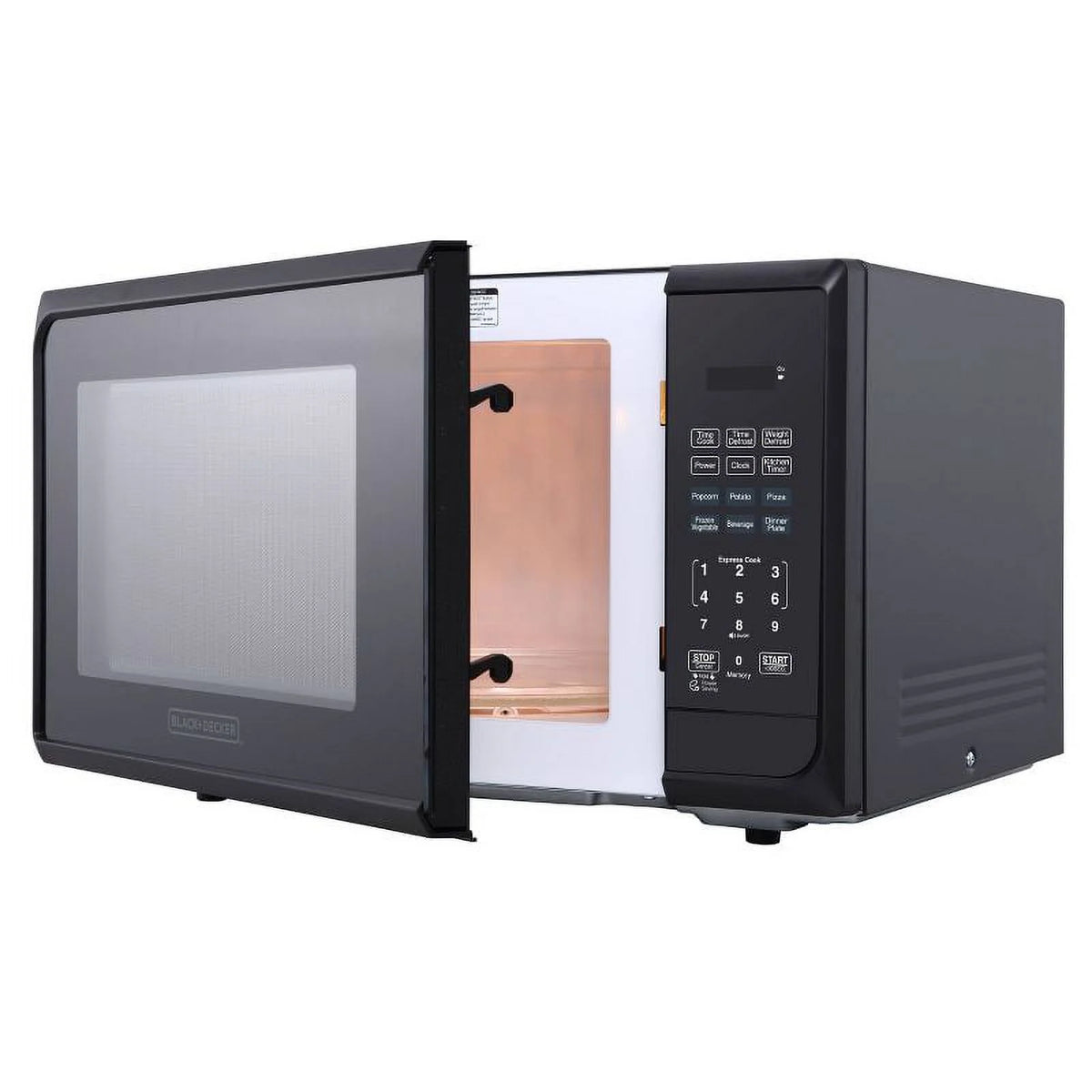 BLACK+DECKER 1.1 Cu. Ft. Microwave Oven in Stainless Steel - Product image 5