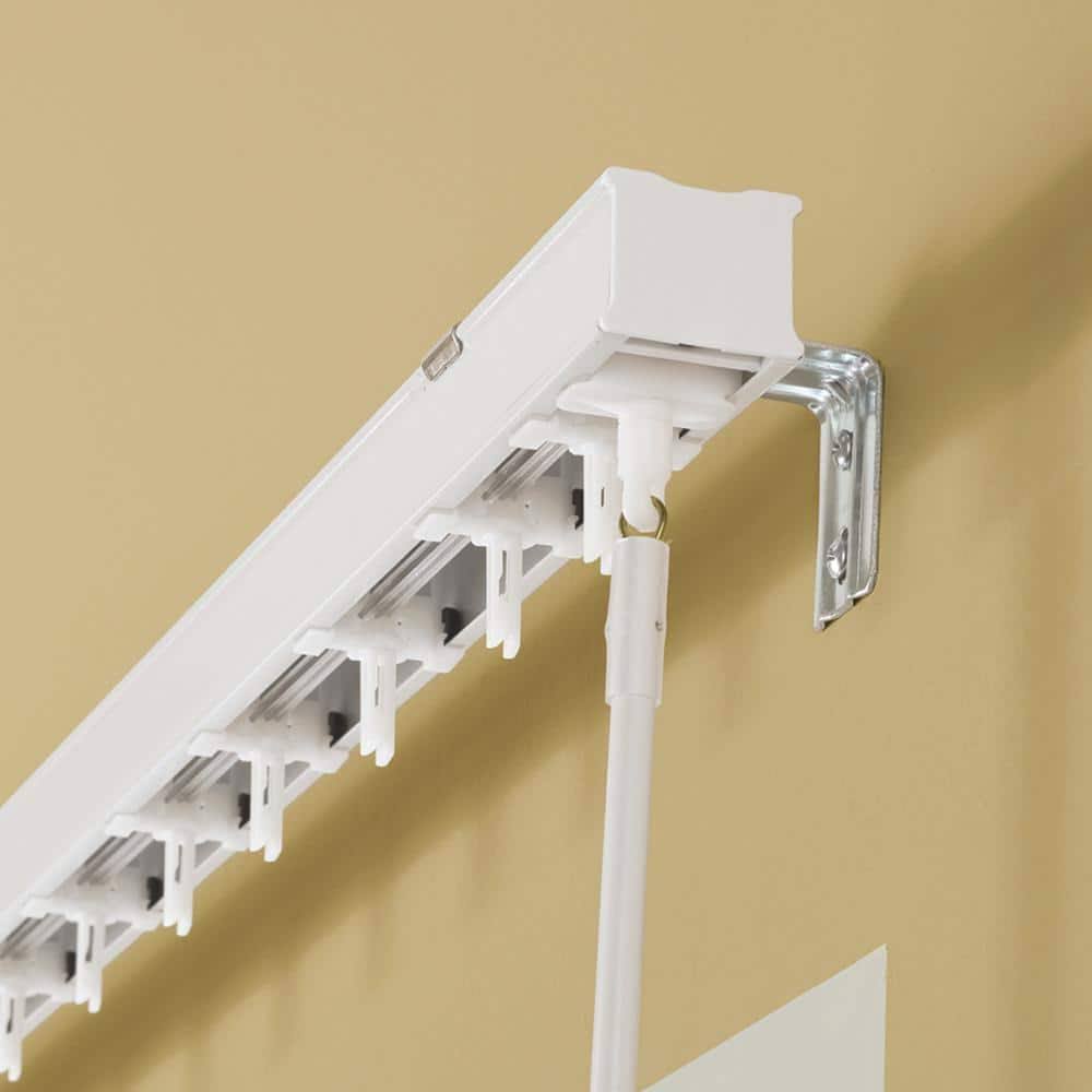 Hampton Bay White Vertical Blind Head Rail for Sliding Door or Window - 101 in. W - Product image 1