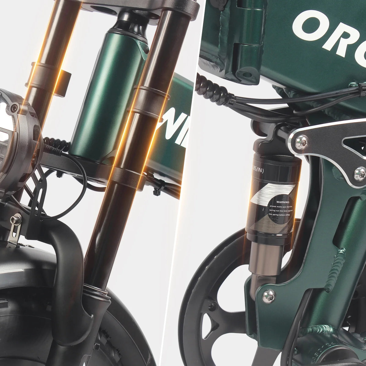Folding AWD Dual Motor Electric Bike for Adults 20*4.0'' 2300w UL2849 48v 20ah, 7 Speeds - Product image 8