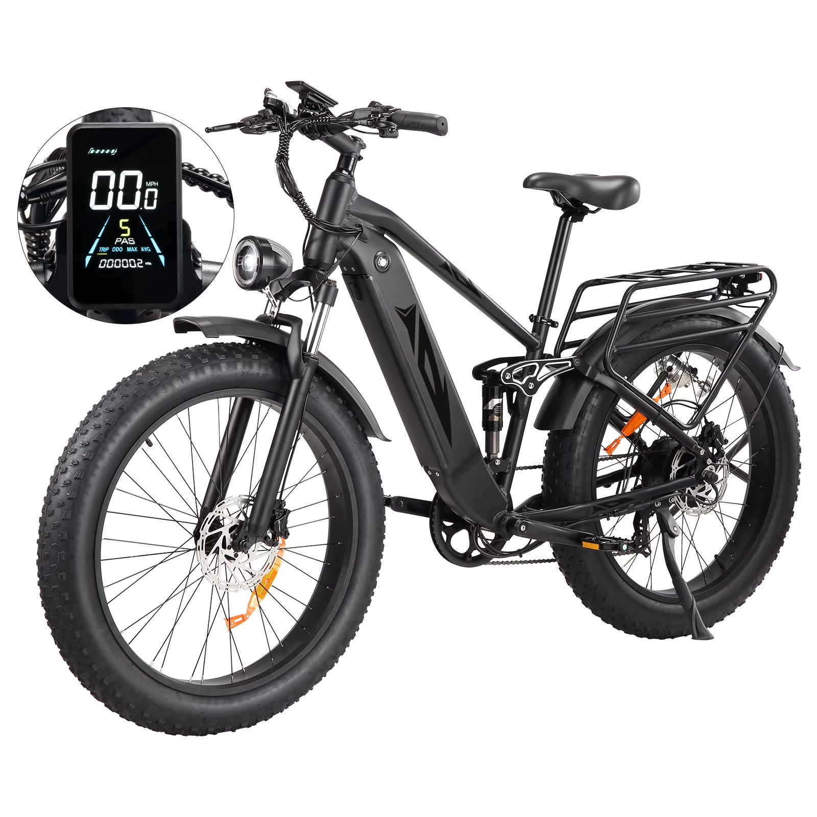 Electric Bike for Adults, 1000W E Bikes for Men, 26" Fat Tire Electric Bikes, 48V 17.5AH Battery, 28MPH - Product image 1